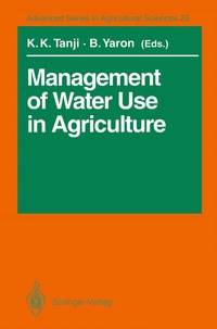 Abbildung von: Management of Water Use in Agriculture - Springer