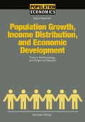 Cover: Population Growth, Income Distribution, and Economic Development - Springer