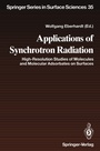 Cover: Applications of Synchrotron Radiation - Springer