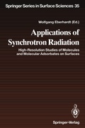 Cover: Applications of Synchrotron Radiation - Springer