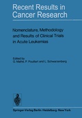 Cover: Nomenclature, Methodology and Results of Clinical Trials in Acute Leukemias - Springer