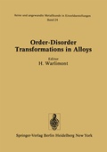 Cover: Order-Disorder Transformations in Alloys - Springer