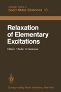 Cover: Relaxation of Elementary Excitations - Springer