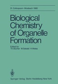 Cover: Biological Chemistry of Organelle Formation - Springer
