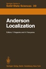 Cover: Anderson Localization - Springer