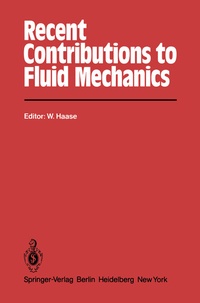 Abbildung von: Recent Contributions to Fluid Mechanics - Springer