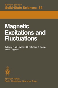 Abbildung von: Magnetic Excitations and Fluctuations - Springer