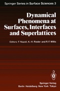 Cover: Dynamical Phenomena at Surfaces, Interfaces and Superlattices - Springer