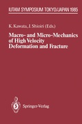 Cover: Macro- and Micro-Mechanics of High Velocity Deformation and Fracture - Springer