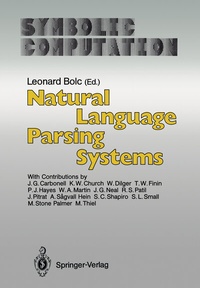 Enlarge image Cover: Natural Language Parsing Systems - Springer