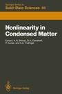 Cover: Nonlinearity in Condensed Matter - Springer