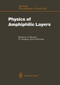 Cover: Physics of Amphiphilic Layers - Springer