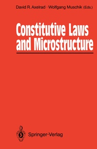 Abbildung von: Constitutive Laws and Microstructure - Springer
