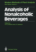 Cover: Analysis of Nonalcoholic Beverages - Springer