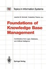 Cover: Foundations of Knowledge Base Management - Springer
