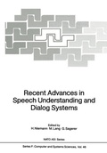 Cover: Recent Advances in Speech Understanding and Dialog Systems - Springer