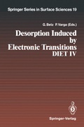 Cover: Desorption Induced by Electronic Transitions DIET IV - Springer