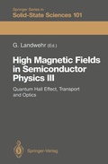 Cover: High Magnetic Fields in Semiconductor Physics III - Springer