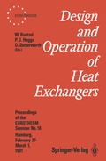 Cover: Design and Operation of Heat Exchangers - Springer