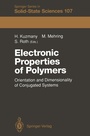 Cover: Electronic Properties of Polymers - Springer