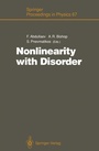 Cover: Nonlinearity with Disorder - Springer