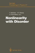 Cover: Nonlinearity with Disorder - Springer
