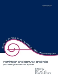 Enlarge image Cover: Nonlinear and Convex Analysis - CRC Press