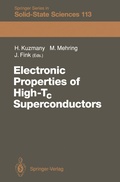 Cover: Electronic Properties of High-Tc Superconductors - Springer