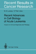 Cover: Recent Advances in Cell Biology of Acute Leukemia - Springer