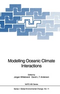 Cover: Modelling Oceanic Climate Interactions - Springer