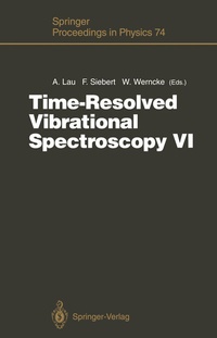 Enlarge image Cover: Time-Resolved Vibrational Spectroscopy VI - Springer