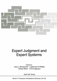 Enlarge image Cover: Expert Judgment and Expert Systems - Springer