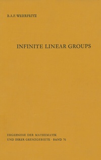 Abbildung von: Infinite Linear Groups - Springer