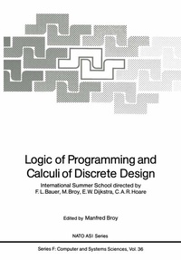 Abbildung von: Logic of Programming and Calculi of Discrete Design - Springer