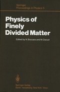 Cover: Physics of Finely Divided Matter - Springer