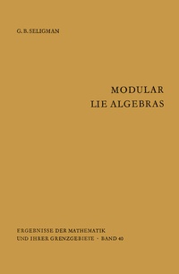 Abbildung von: Modular Lie Algebras - Springer