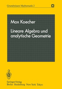 Abbildung von: Lineare Algebra und analytische Geometrie - Springer