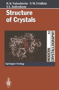 Cover: Structure of Crystals - Springer