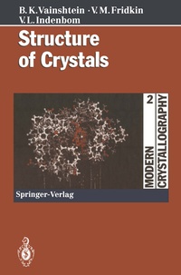 Enlarge image Cover: Structure of Crystals - Springer