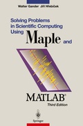 Cover: Solving Problems in Scientific Computing Using Maple and MATLAB&reg; - Springer