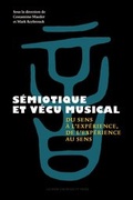 Cover: S&eacute;miotique et v&eacute;cu musical - Leuven University Press