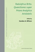 Cover: Quaestiones super Priora Analytica Aristotelis - Leuven University Press