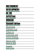Cover: Instrument Development in the Affective Domain - Springer