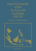 Cover: Major Companies of The Far East and Australasia 1991/92 - Springer