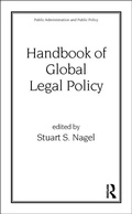 Cover: Handbook of Global Legal Policy - Routledge