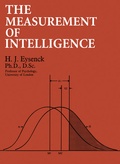 Cover: The Measurement of Intelligence - Springer