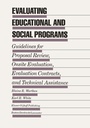 Cover: Evaluating Educational and Social Programs - Springer