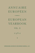Cover: Annuaire Europ&eacute;en - Springer