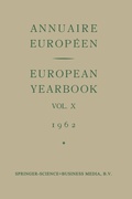 Cover: Annuaire Europeen - Springer