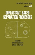 Cover: Surfactant - Based Separation Processes - CRC Press